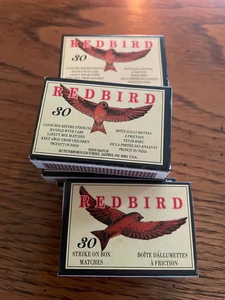 Photo of free 7 x boxes of matches (Meadowvale, Mississauga) #1