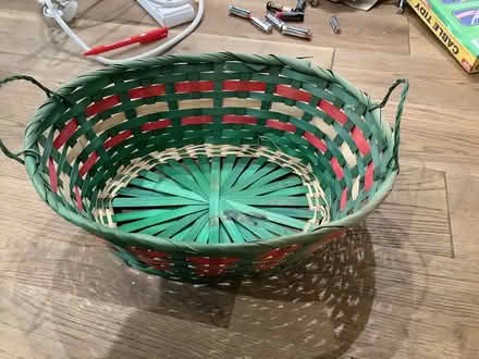 Photo of free Colourful wicker basket (Brampton S40) #1
