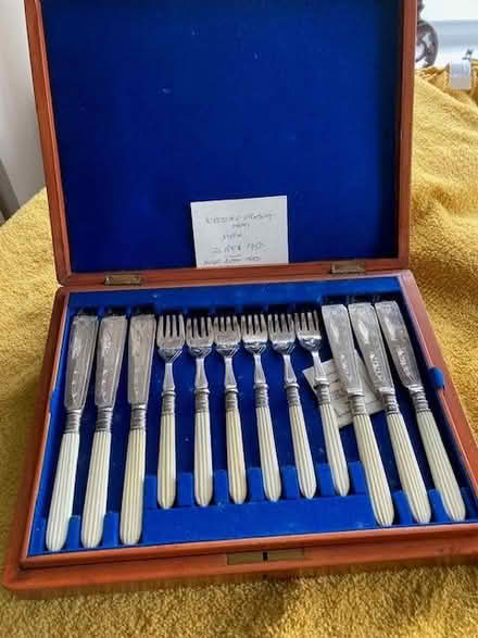 Photo of free Fish Cutlery Canteen (12 sets) (Malvern WR14) #1