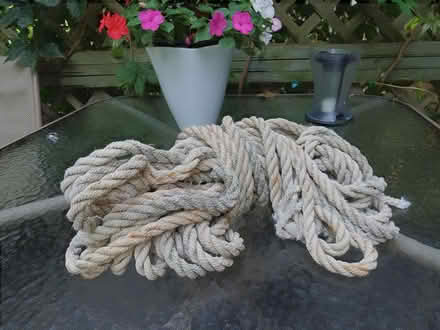 Photo of free 1/2" hemp rope 50 feet (Lower East Side) #2