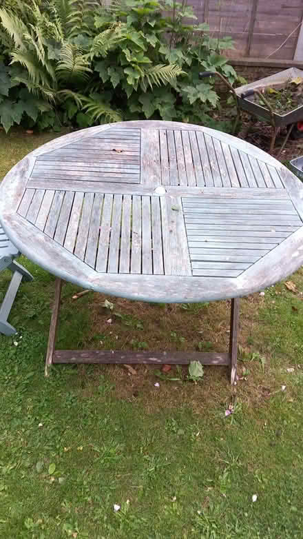 Photo of free Rickety wooden table (LS15 Cross Gates)