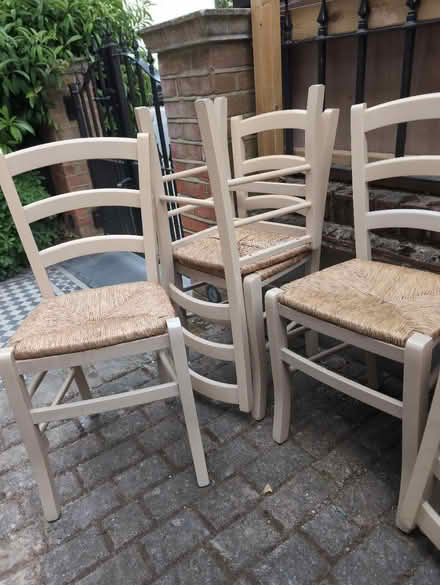 Photo of free 8 wooden chairs, John Lewis (Putney SW15) #2