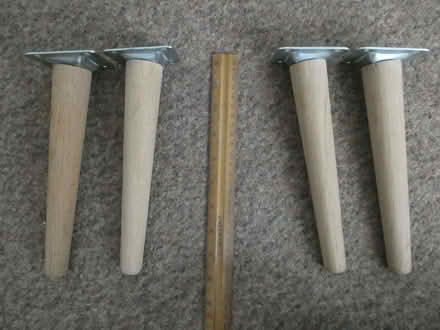 Photo of free Wooden tapered furniture legs, set of 4 (Fiveways BN1) #1