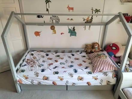 Photo of free Single wooden kids bed (South Wimbledon / Merton SW19) #1