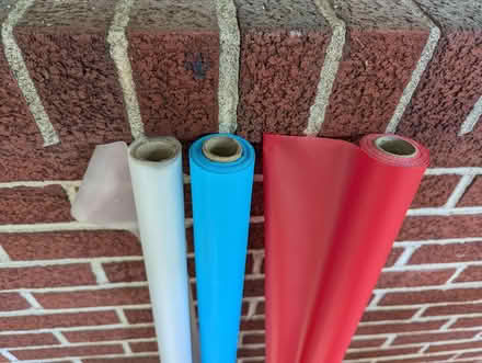 Photo of free Plastic table cover- three rolls (Souderton) #1