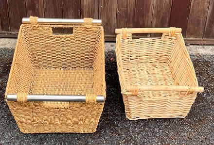 Photo of free Pair of wicker baskets (Norton LD8) #1
