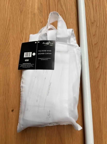 Photo of free Shower curtain pole, shower curtain (Teddington TW11) #2