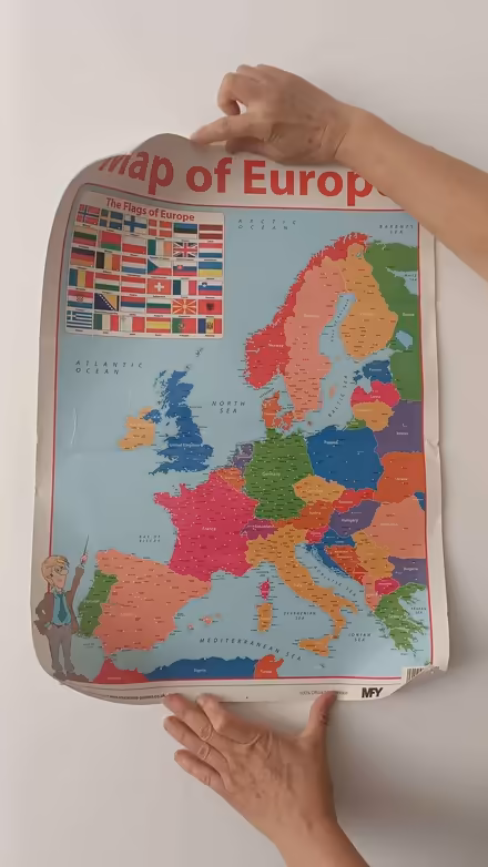 Photo of free Map of Europe (DA12) #1