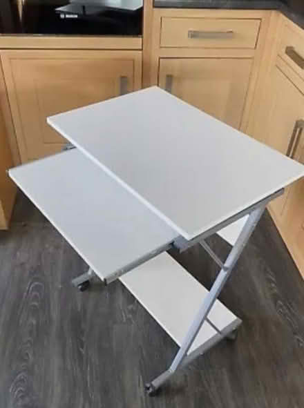 Photo of Small Computer Desk on Wheel PC (Harehills LS9) #1