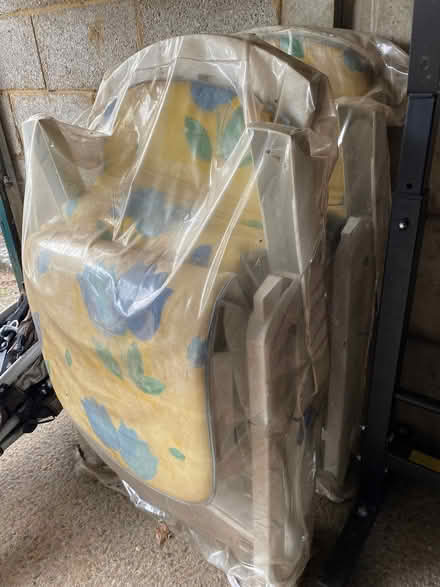 Photo of free 2 sun loungers with plastic covers (Haldens AL7) #2