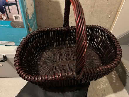Photo of free Wicker basket (Mississauga road and wanless) #1