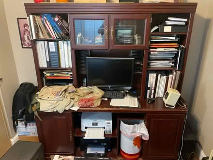 Photo of free Desk/cabinet (Urbana, MD) #1