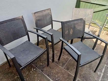 Photo of free 4 garden chairs (Seaside BN22) #1