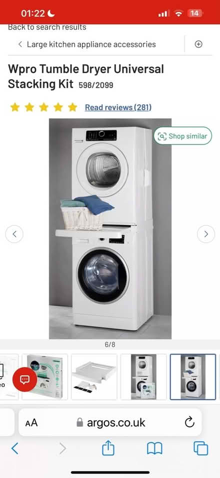 Photo of Stacking kit for washing machine (Aldgate E1) #3