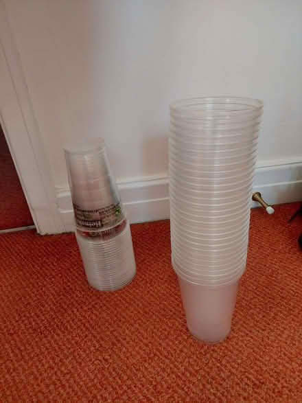 Photo of free Plastic pint beer cups (Hillcliffe WA4) #1