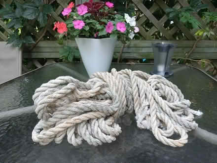 Photo of free 1/2" hemp rope 50 feet (Lower East Side) #1