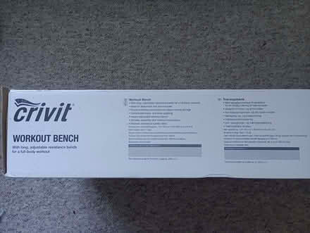 Photo of free Lidl Crivit Workout Bench (South Tonbridge TN9) #1