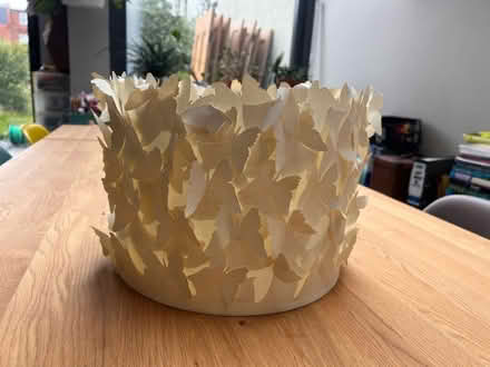 Photo of free Butterfly cream lamp shade (Teddington TW11) #1