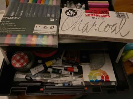 Photo of free Box of artists materials (EH6) #3