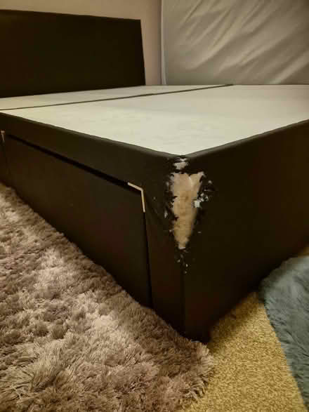Photo of free Black King size bed (Lodgevale Estate LL14) #1