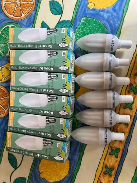 Photo of free 12 small bayonet energy saving lightbulbs (Haylands Way MK41) #1