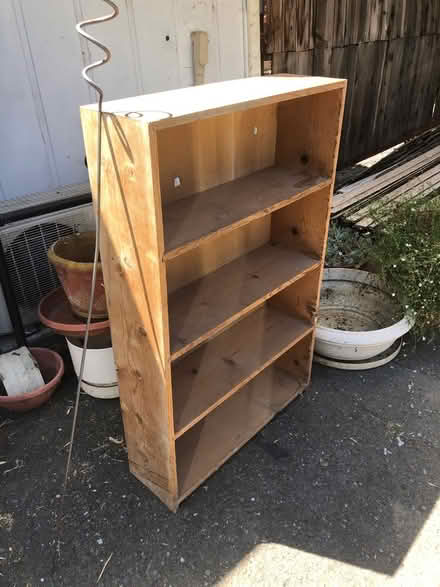 Photo of free Pots, bookcase, closet, wood (Sebastopol south Main Street) #4