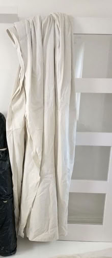 Photo of free Pair of Calico Curtains (Balloch G83)