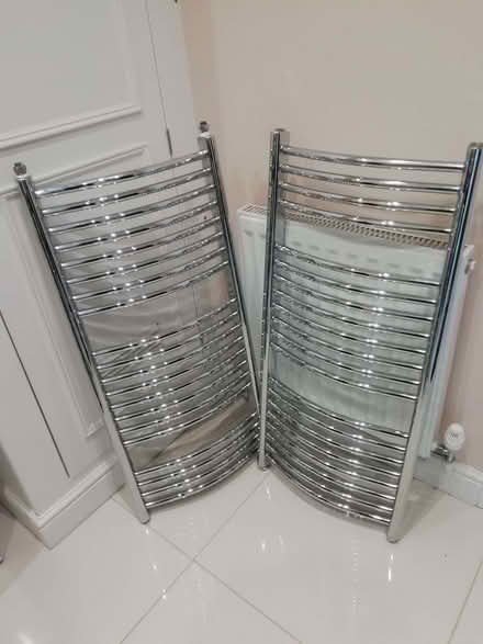Photo of free 2 bathroom radiators/towel rails (Emmer Green RG4) #1
