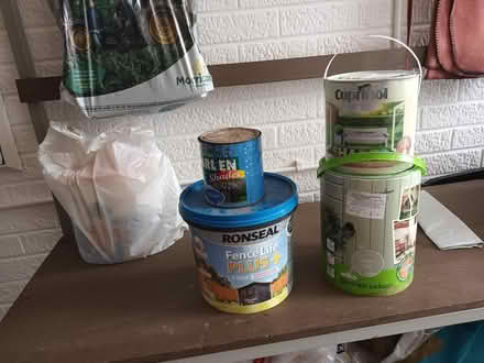 Photo of free Wood fence paint (DE21) #1