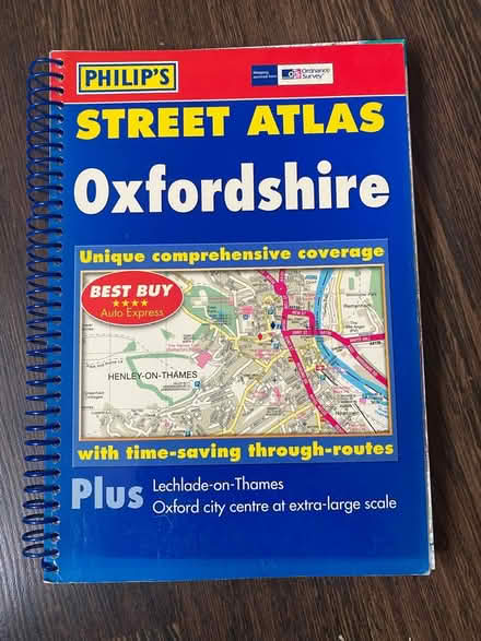 Photo of free Street Atlas Oxfordshire (Aldershot, GU12) #1