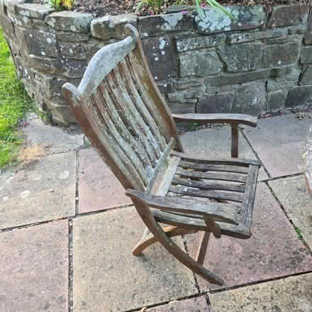 Photo of free Hardwood Garden Table and 3 Chairs (Denmead PO7) #2
