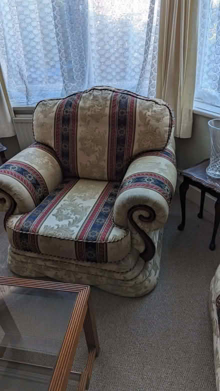 Photo of free Three piece suite (Hale End IG8) #2