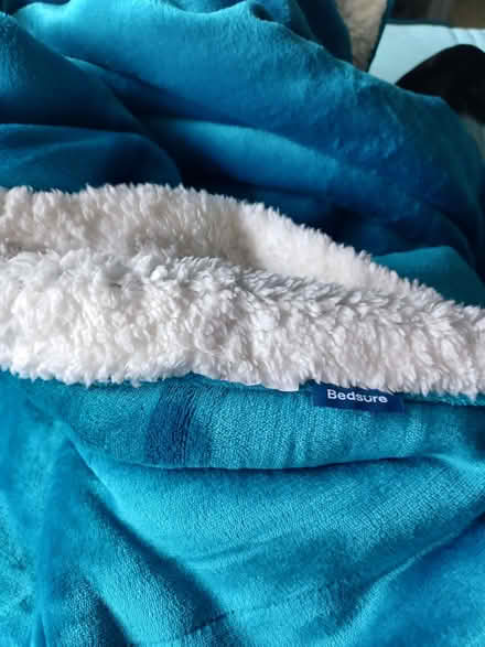 Photo of free Super king teal blanket (Kenilworth CV8) #4