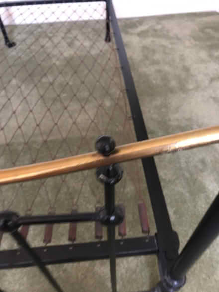 Photo of free Single brass bedstead (Larkhall) #4