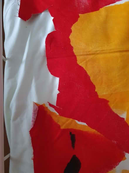 Photo of free Large coloured piece of heavy cotton fabric (Knighton LD7) #3