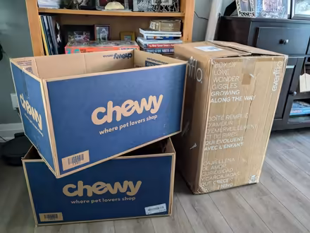 Photo of free Three large boxes (Pharmacy/St Clair) #1