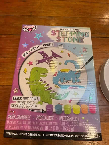 Photo of free Dinosaur Stepping Stone mold (near The Commons) #1