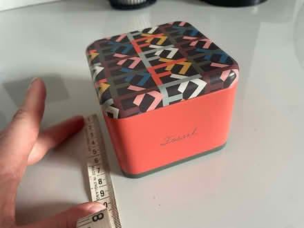 Photo of free Orange Fossil tin box (201 Streatham High Road) #1