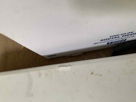 Photo of free 6ft trestle table with black metal legs (The Goggin SY8) #2