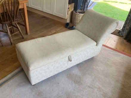 Photo of free Cream Chaise Lounge / Ottoman (Bisley GL6) #1