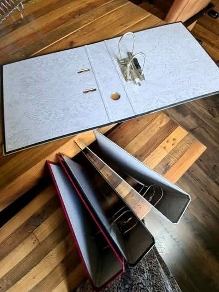 Photo of free A4 lever arch files (Mow Cop ST7) #1