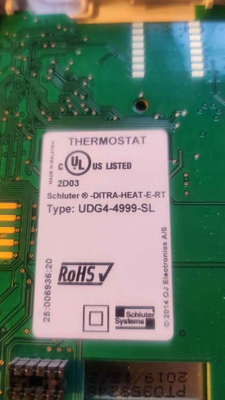 Photo of free Schluter programmable thermostat (Dunstable) #4