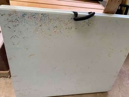 Photo of free 6ft trestle table with black metal legs (The Goggin SY8) #3