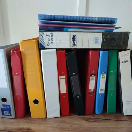 Photo of free Folders for A4 paper. Various sizes. All good condition. (BT6) #1