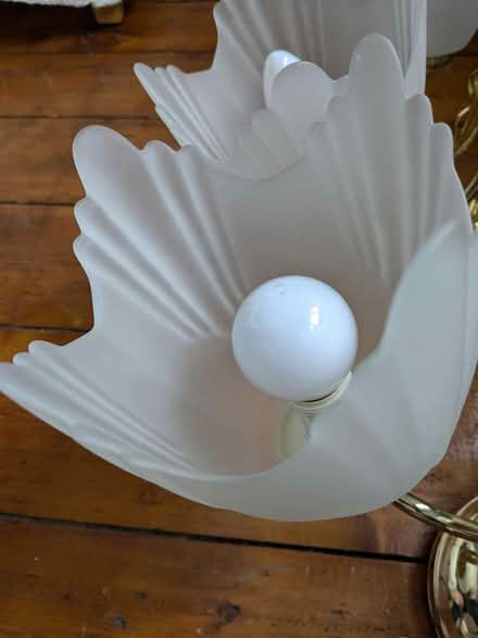 Photo of free 2 x Gold coloured ceiling lights (M19 2PU Burnage/Levenshulme) #2