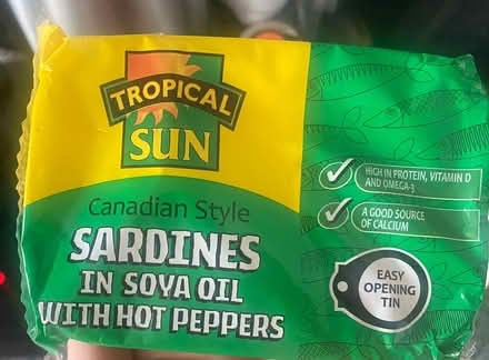 Photo of free Sardines in soya oil & hot peppers (Kemptown BN2) #1