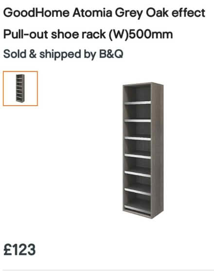 Photo of free Shoe cupboard, / shelving unit (Royston SG8) #1