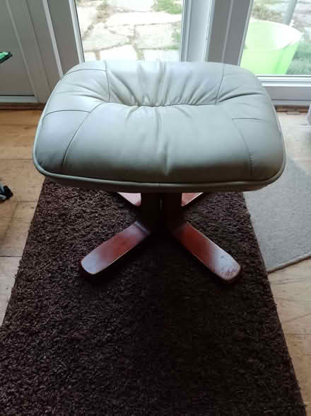 Photo of free Footstool - Leather (Upton Priory SK10) #1