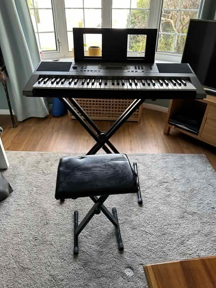 Photo of free Yamaha PSR E353 Keyboard in good working order with stand, (Ringmer BN8) #4
