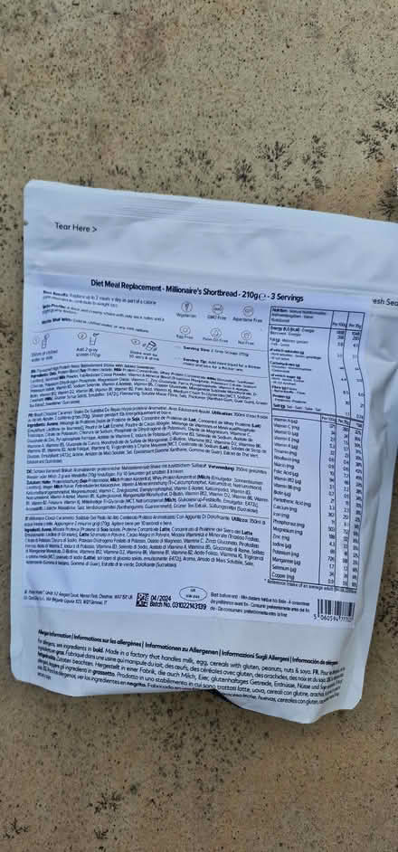 Photo of free Protein Works diet meal replacement powders (Freezywater EN3) #2